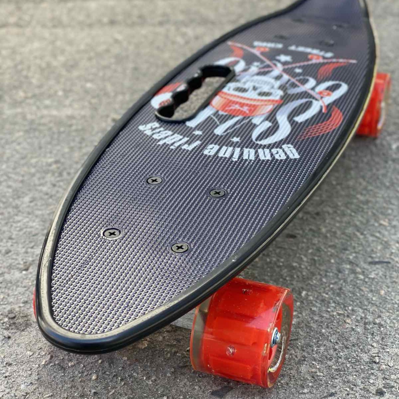 Скейт з прорізом для руки YST24-7Black