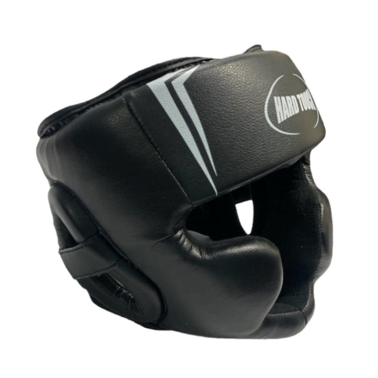 Шлем боксёрский МОЛНИЯ закрытый HARD TOUCH PU размер XL чёрный