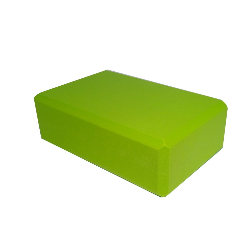 Блок для йоги зелений YJ-K-Green