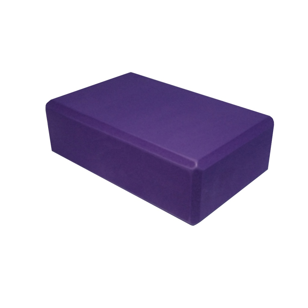 Блок для йоги фіолетовий YJ-K-Purple