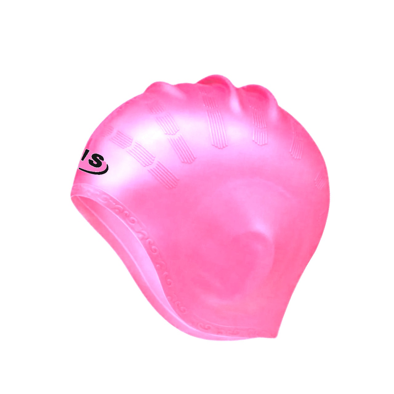 Шапочка для плавання SNS з вухами рожева Y-830-pink