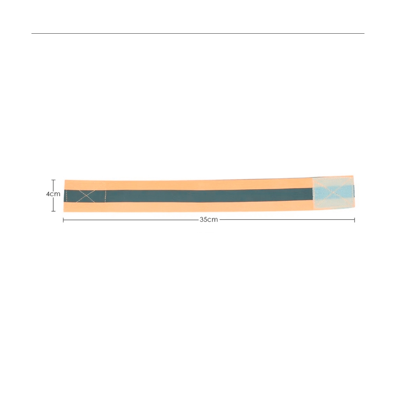 Светоотражающая лента для одежды, оранжевая
