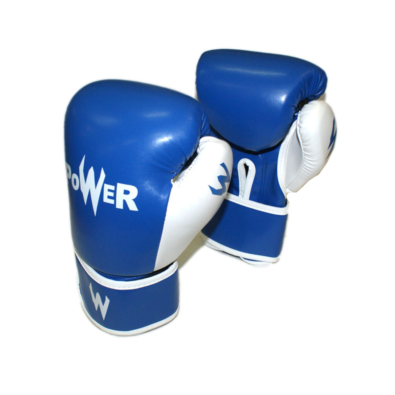 Рукавички боксерські POWER сині 14 унцій POW-BZ-C14