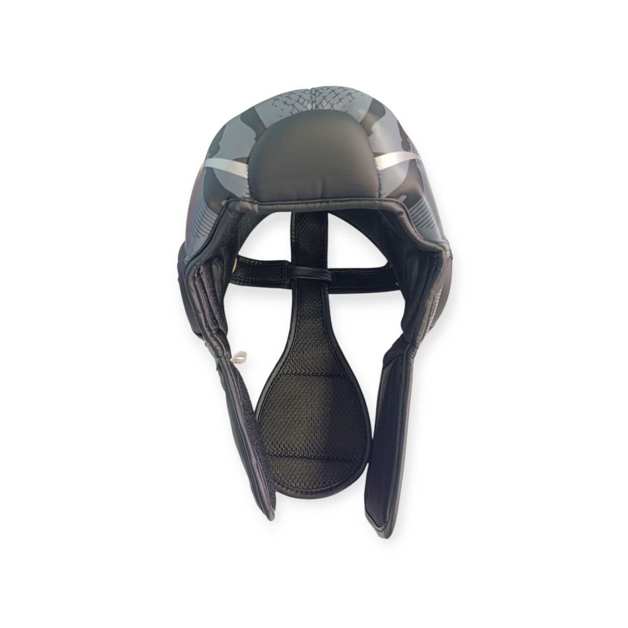 Шолом боксерський закритий сірий М HT-M1-M-Grey