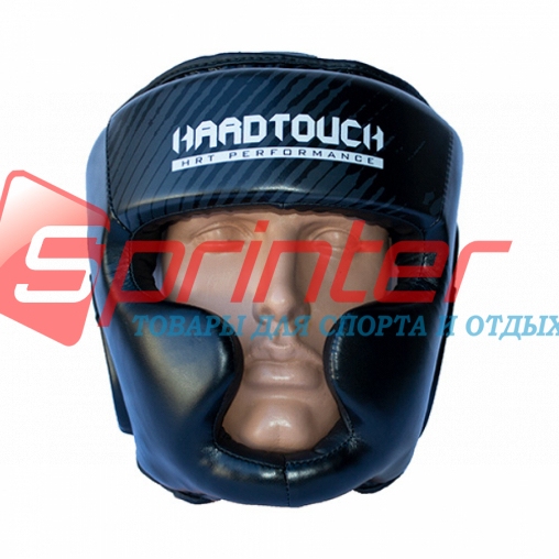 Шлем боксёрский закрытый HARD TOUCH PU размер М чёрный