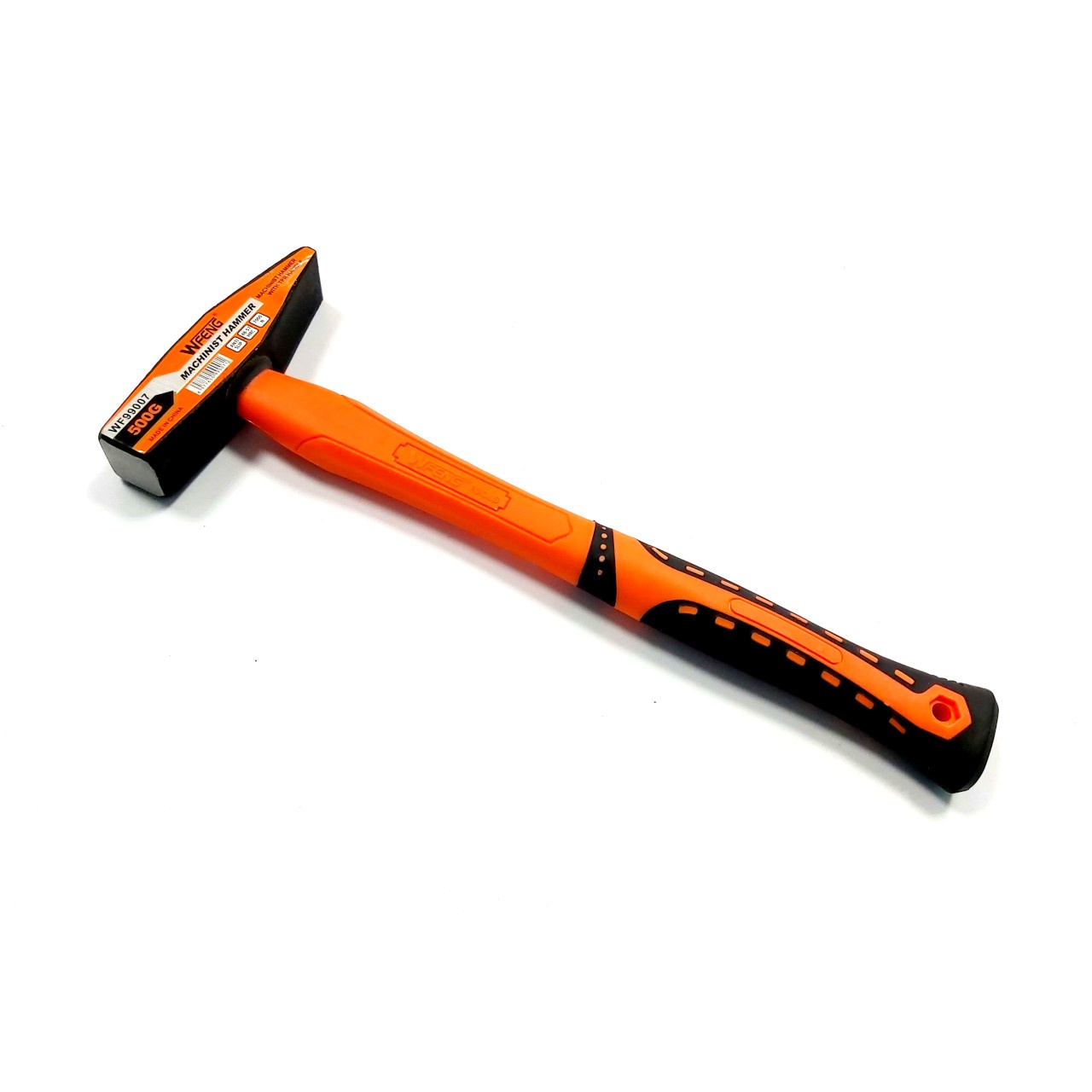 Молоток слюсарний фіберглас з гумою 500 гр WF99007