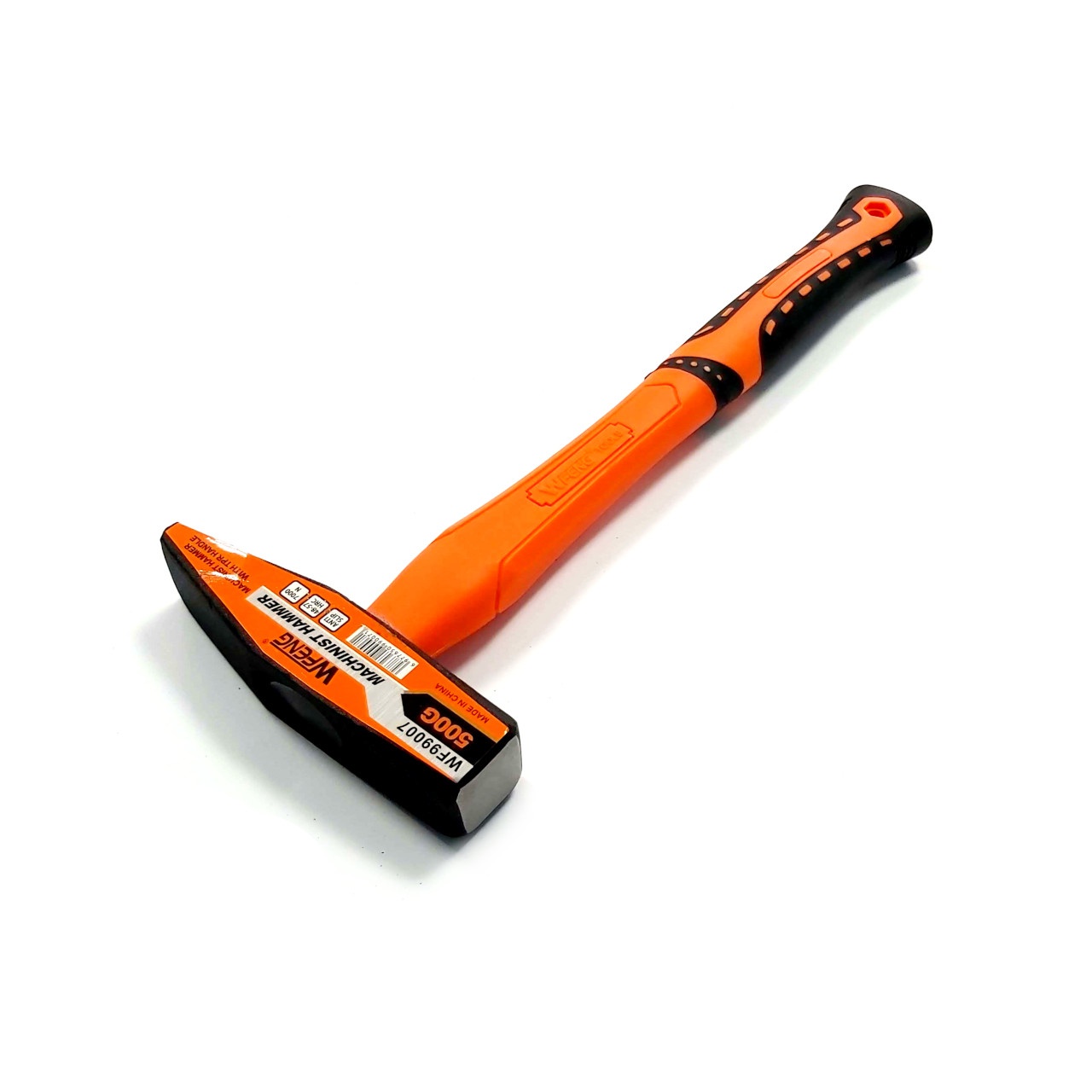 Молоток слюсарний фіберглас з гумою 500 гр WF99007