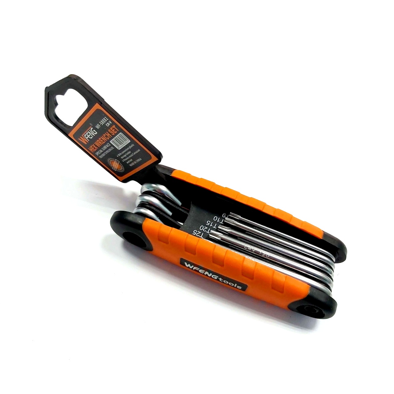 Набір складних ключів WF58881 T9-T40 8 шт