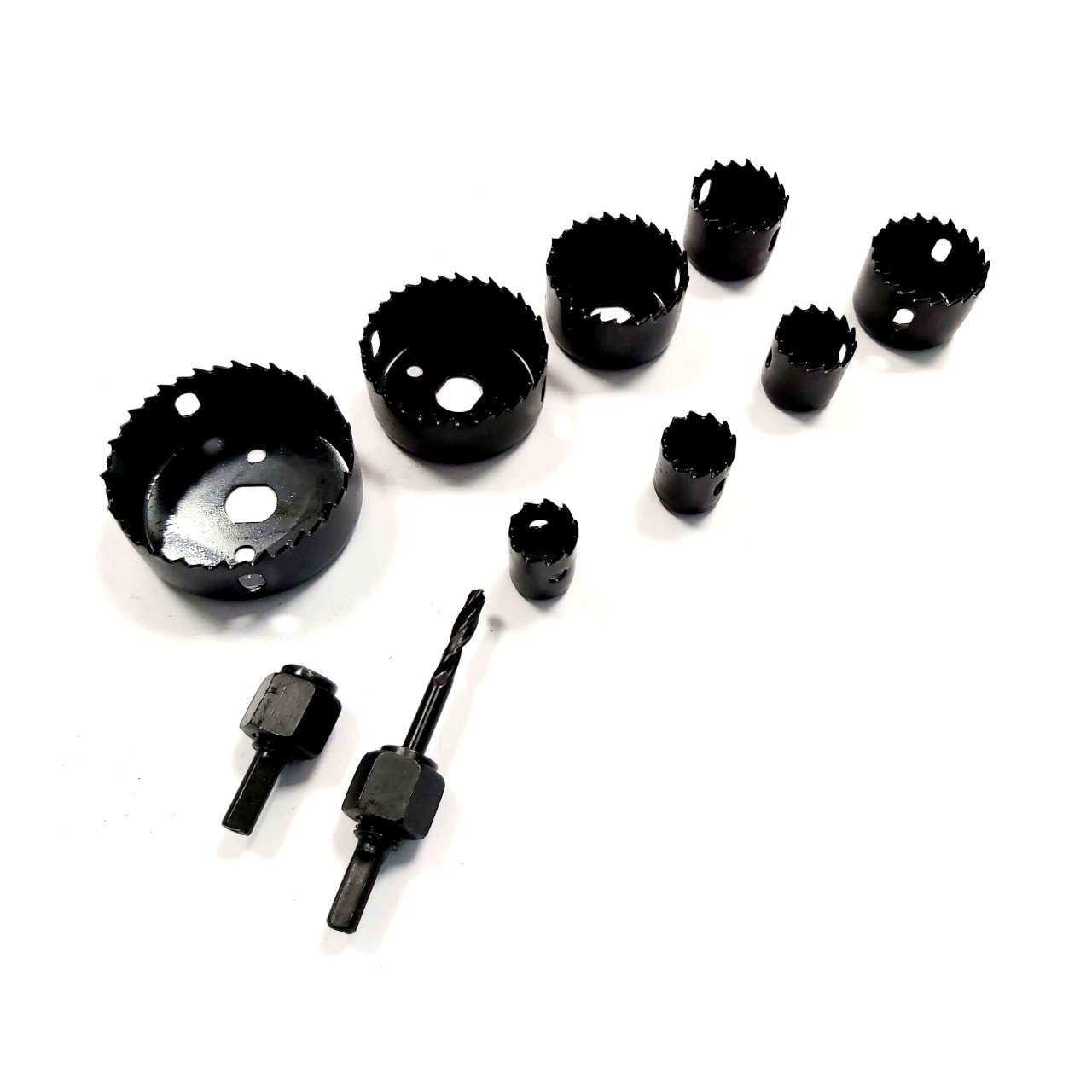 Набір коронок по дереву в кейсі 8 шт