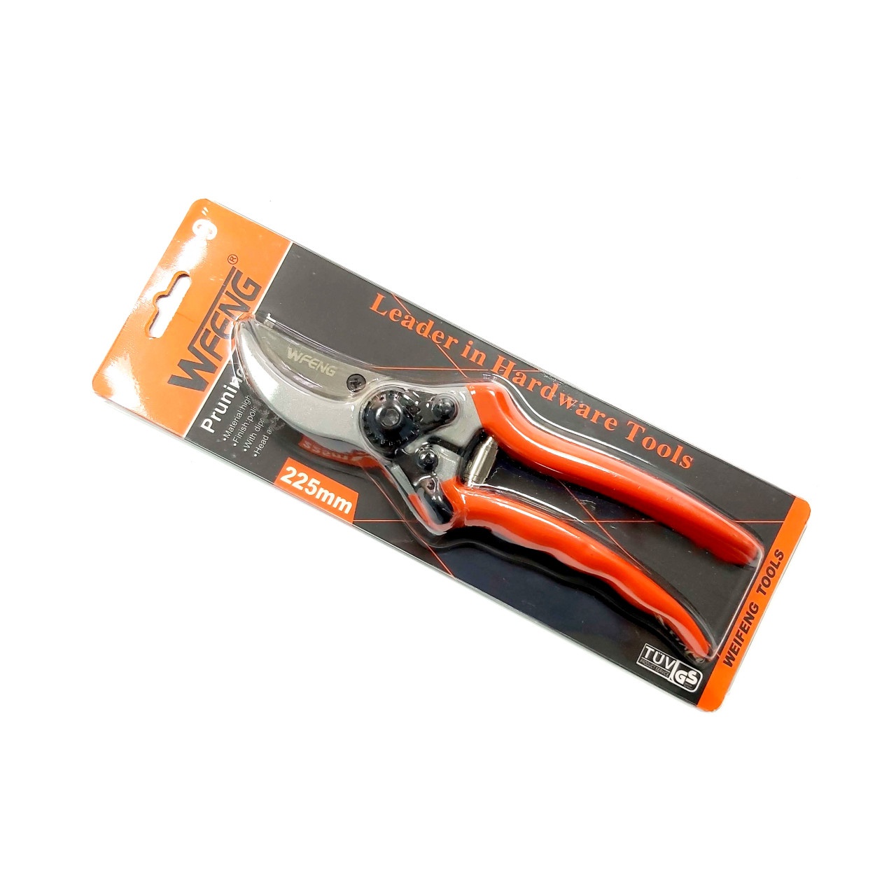 Секатор садовий 225 мм з фіксатором