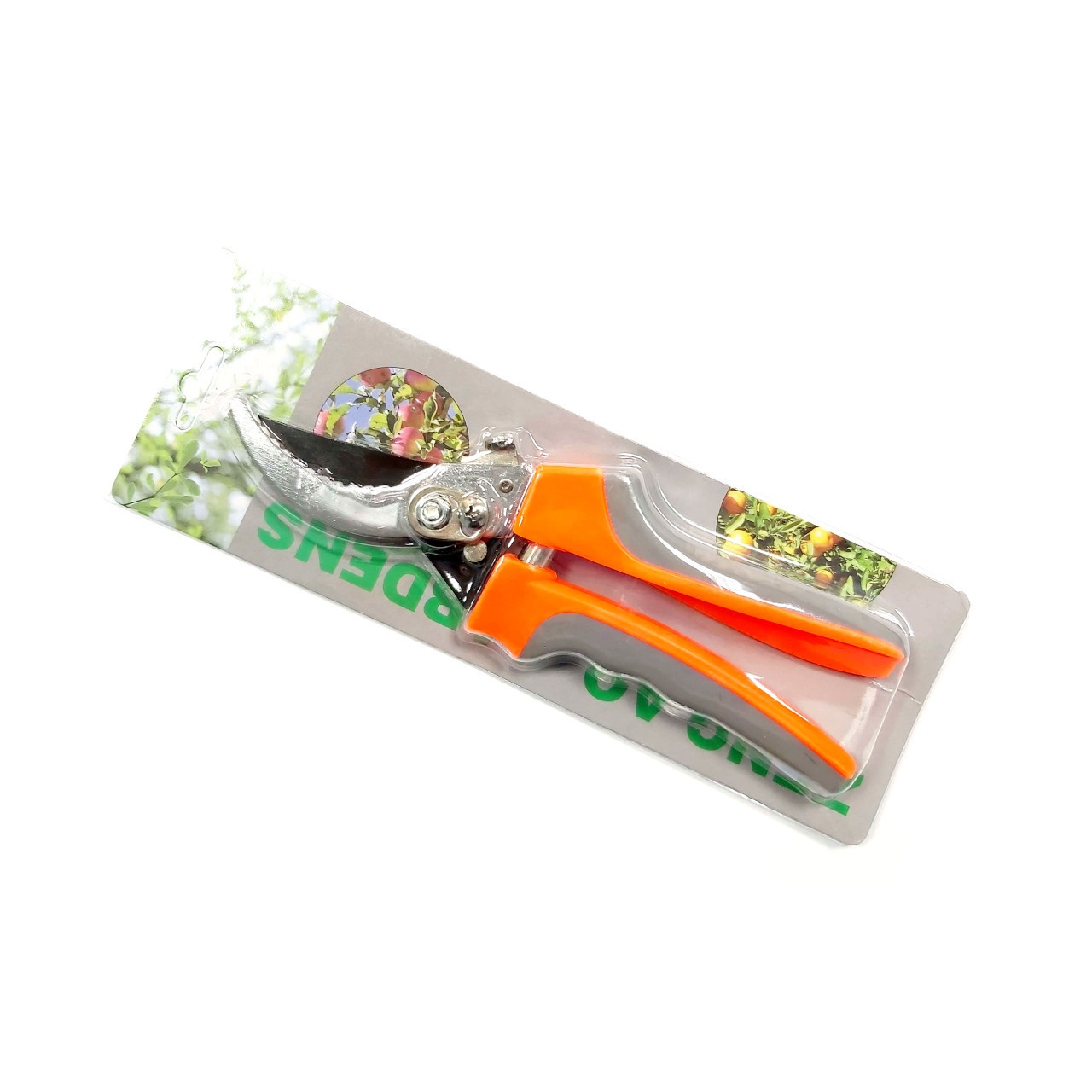 Секатор садовий з пластиковими ручками 7766