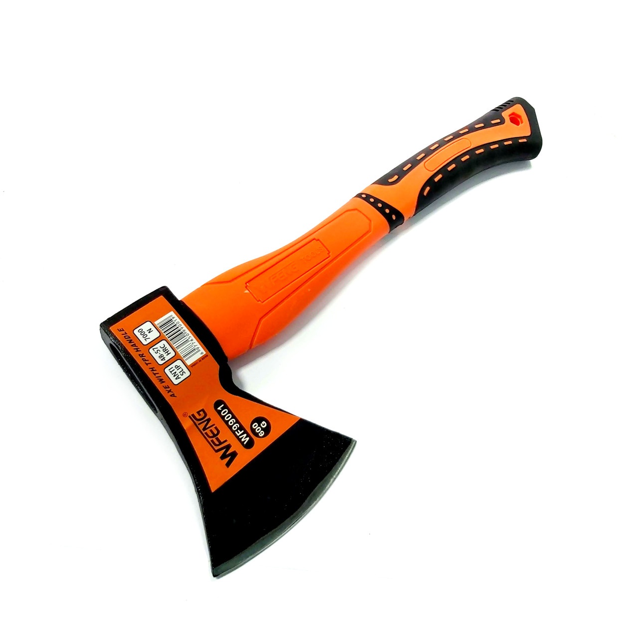 Сокира фіберглас з гумою 600 гр 38 см WF99001