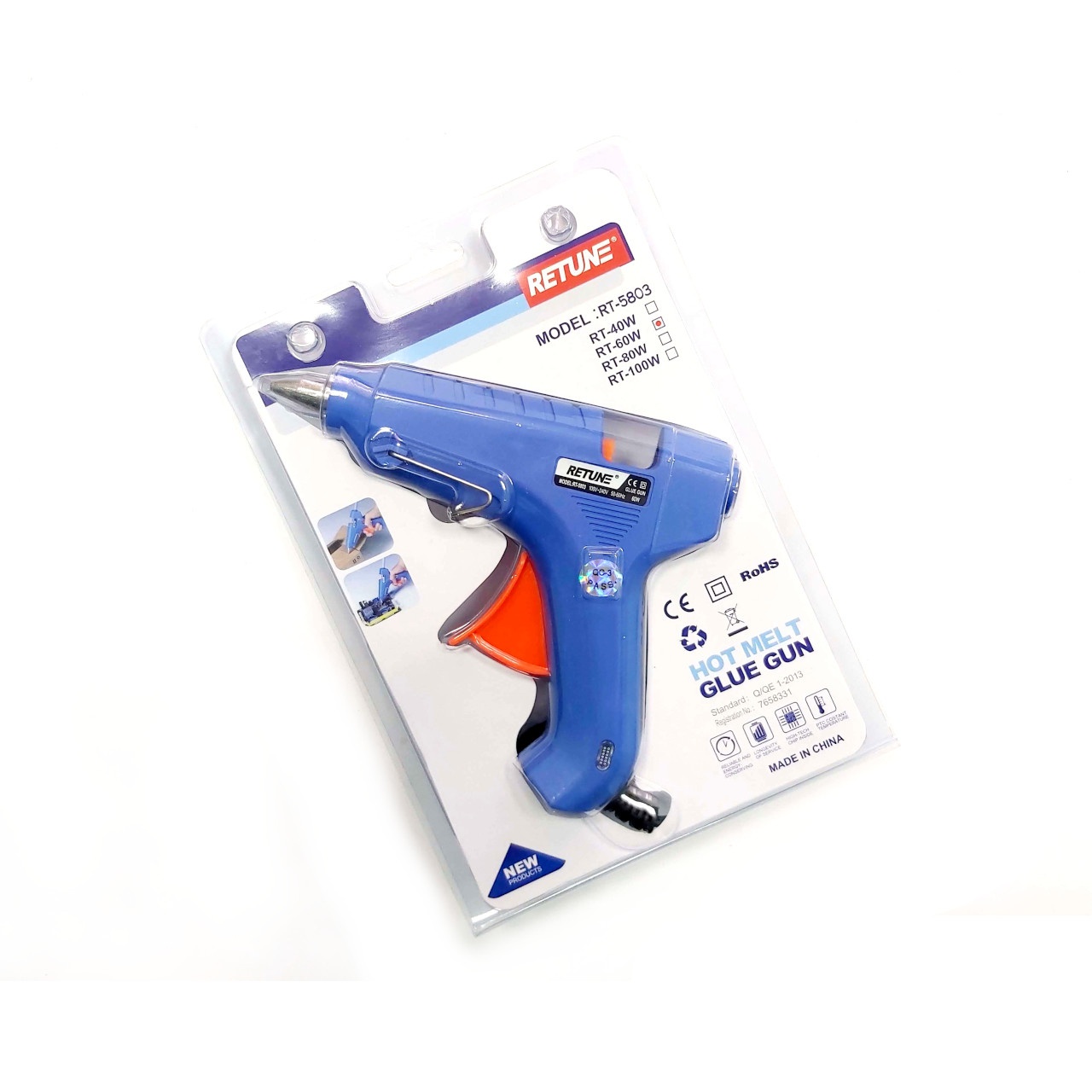 Пістолет клейовий RETUNE RT5803 11.2 мм 60 W