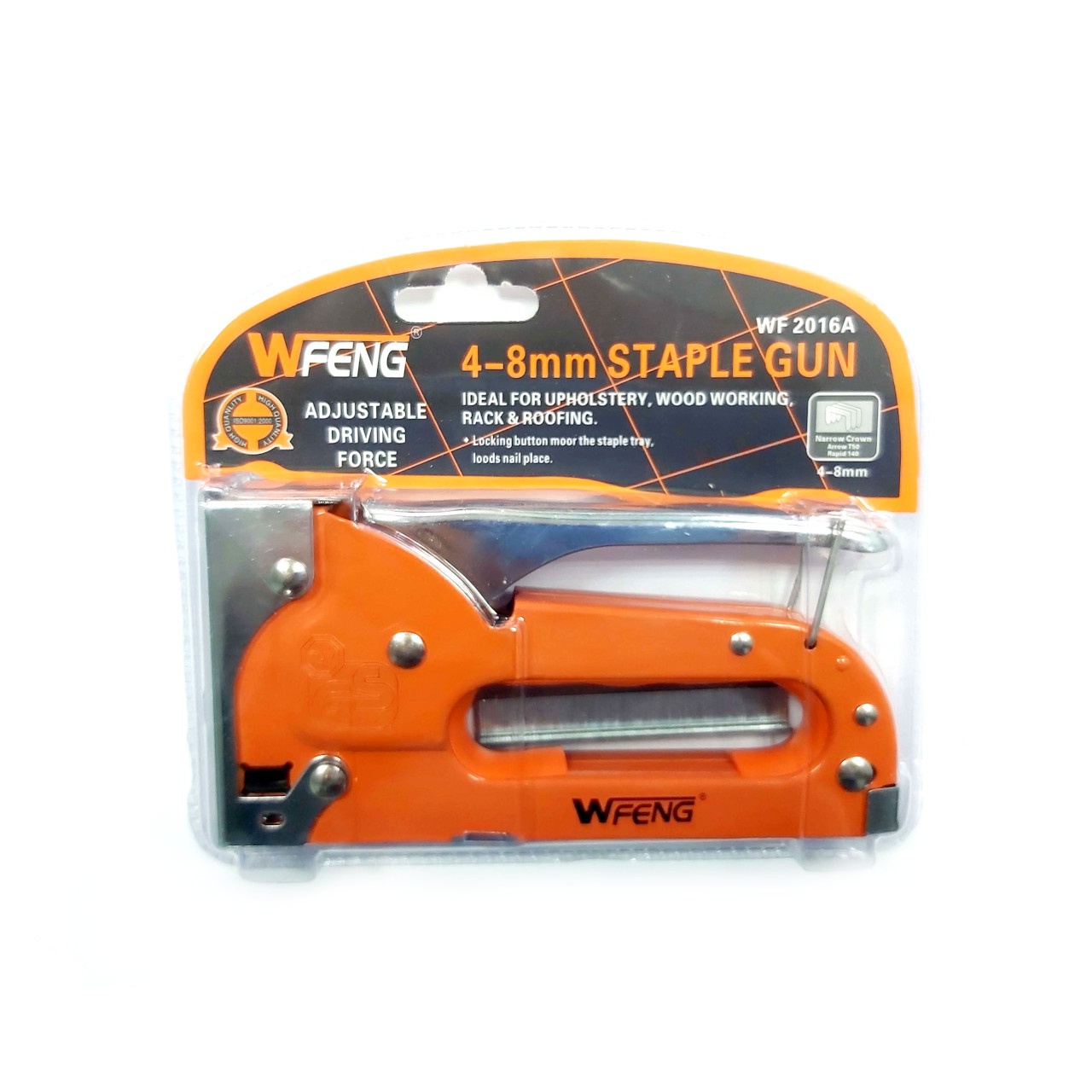 Степлер меблевий скоба 4-8 мм WFENG WF2016A