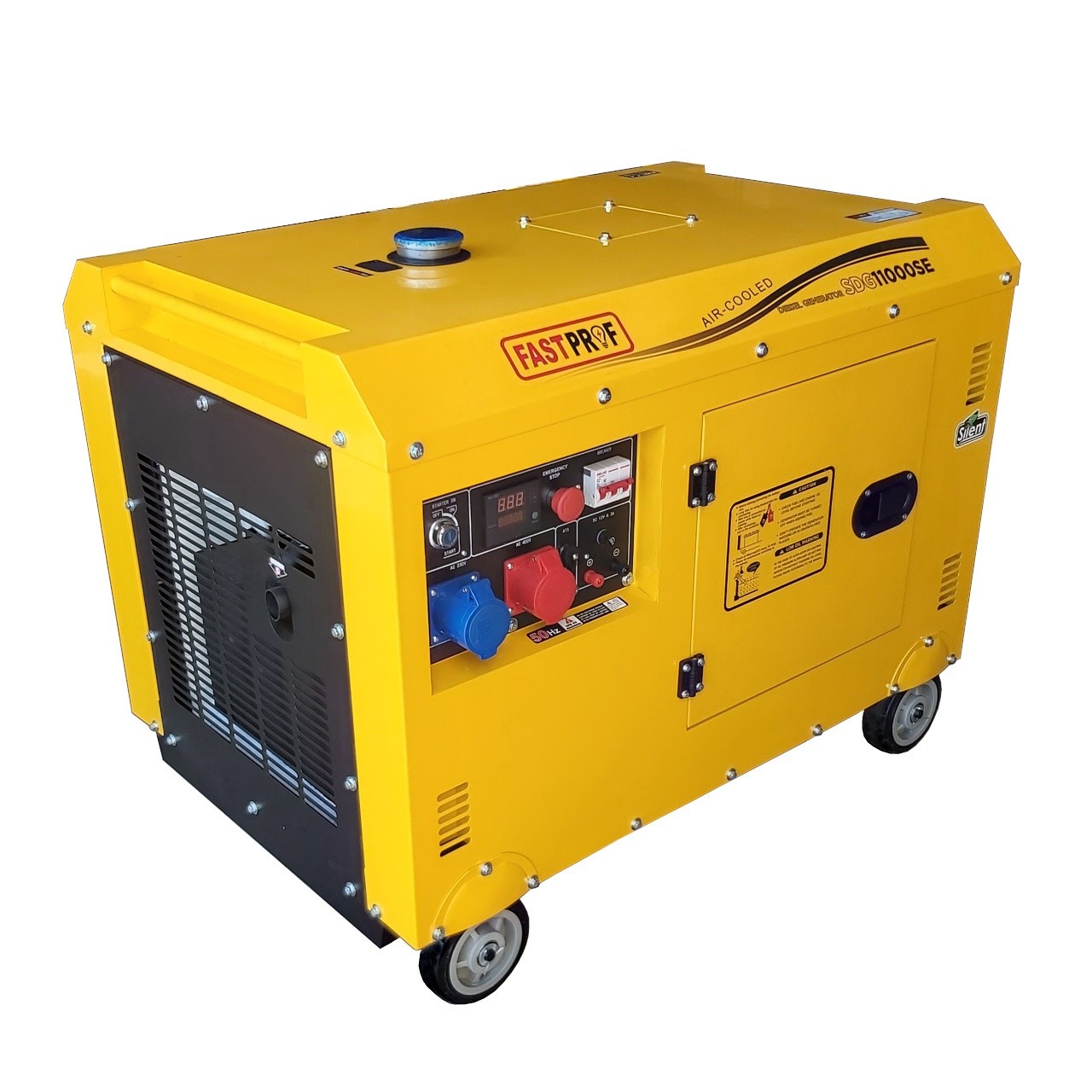 Дизельний генератор FASTPROF SDG11000SE 8кВт з повітряним охолодженням