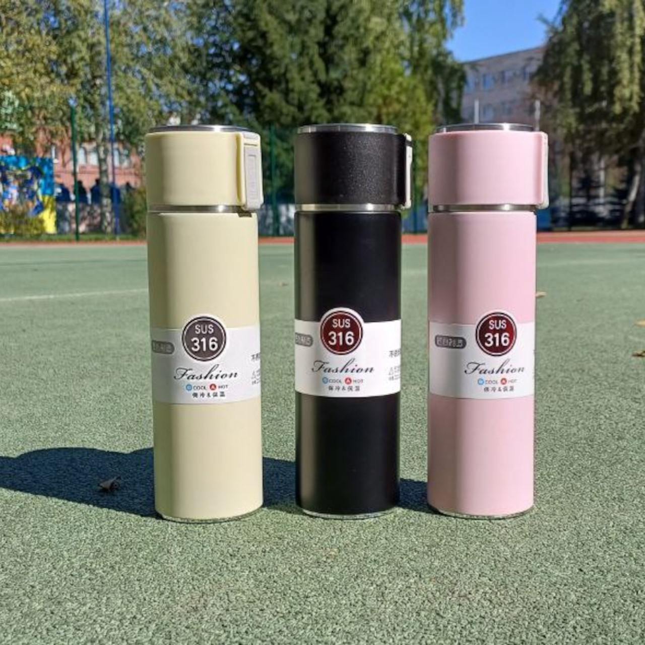 Термос сталевий для напоїв 500 мл Т7761 кольори в асортименті