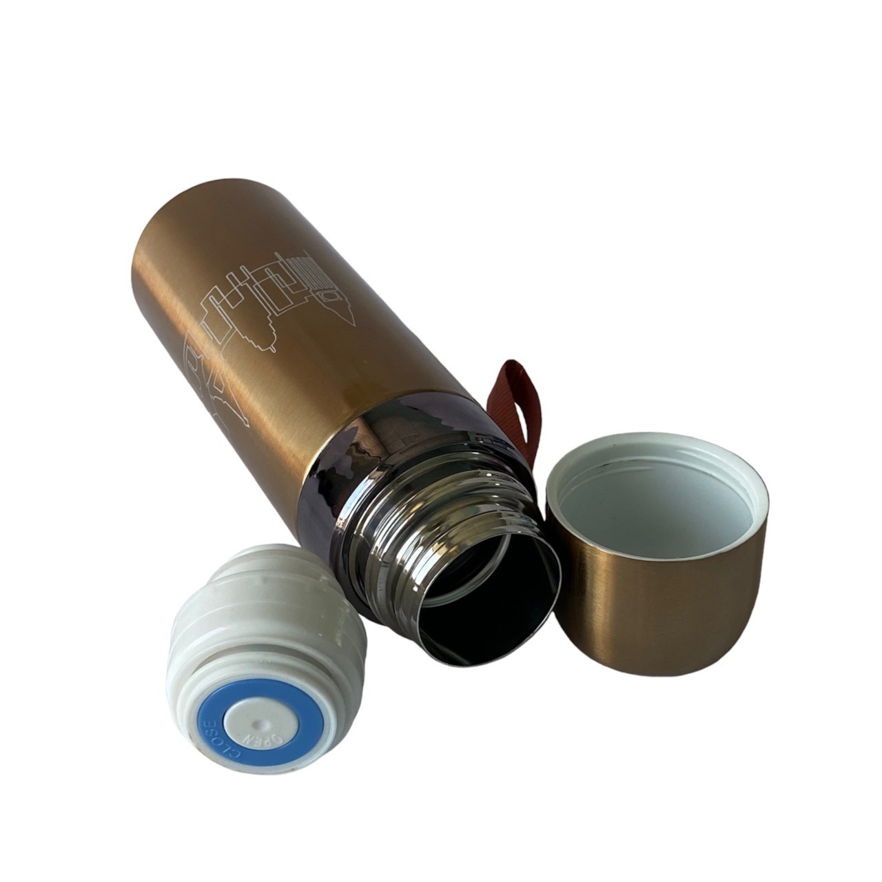 Термос сталевий для напоїв 500 мл FDKB-500 кольори в асортименті