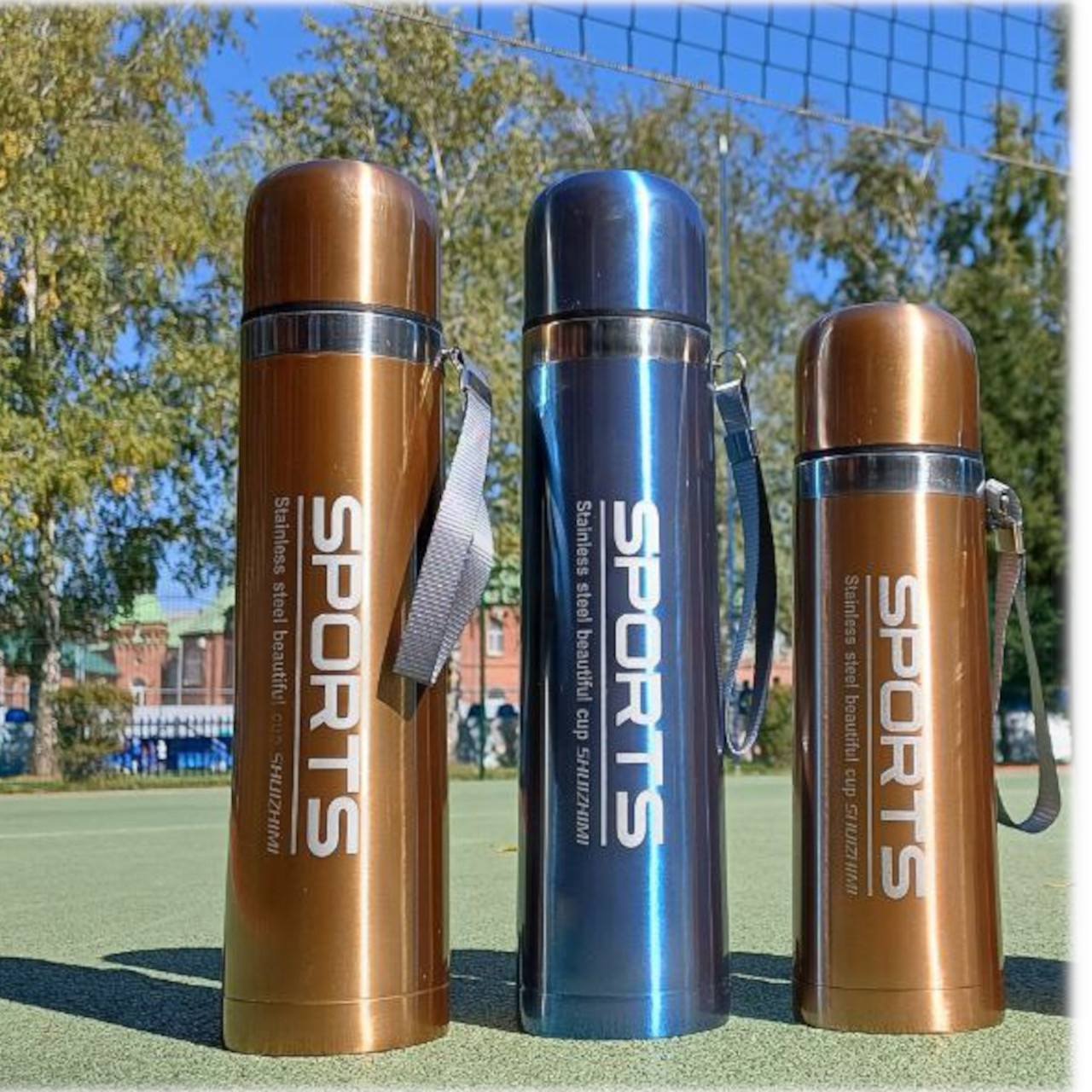 Термос сталевий для напоїв 1000 мл Т8236 кольори в асортименті