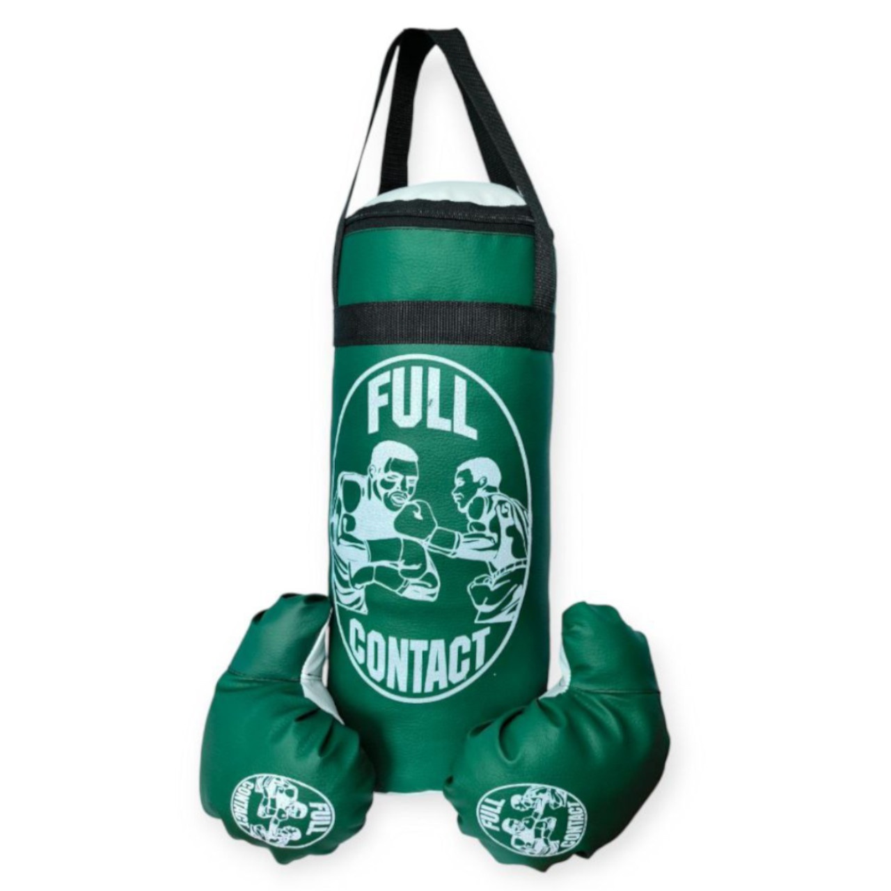 Набір боксерський дитячий Full Contact зелений середній