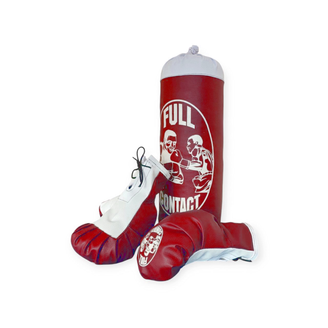Набір боксерський дитячий Full Contact червоний малий
