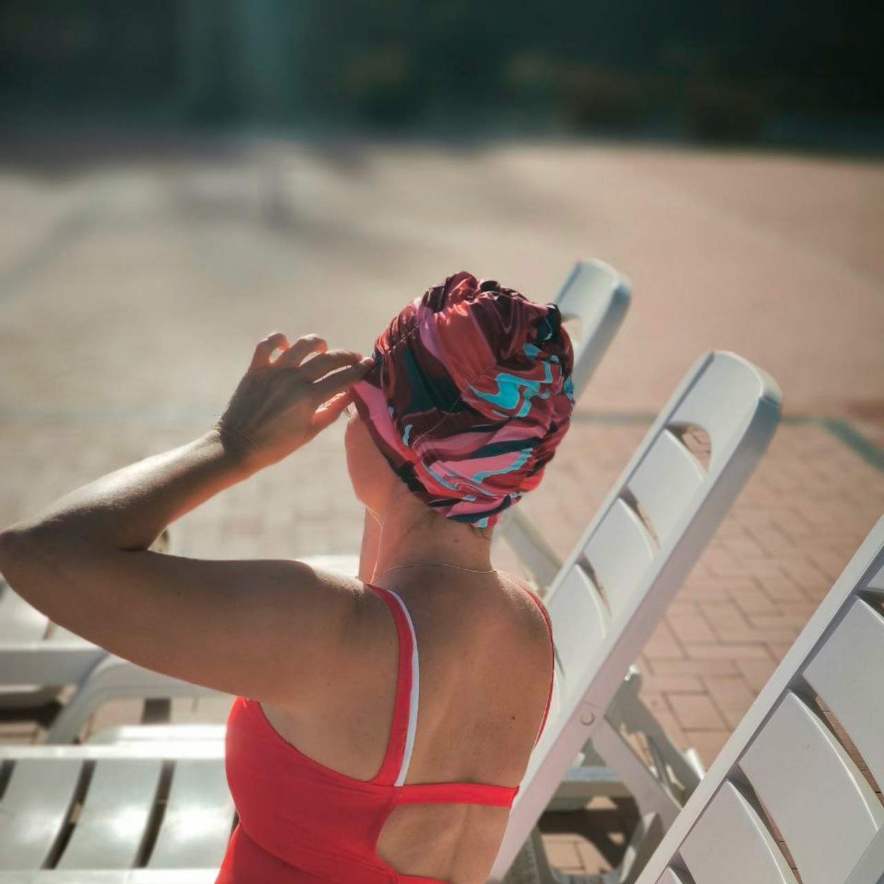 Шапочка для плавання принтована BZ-B