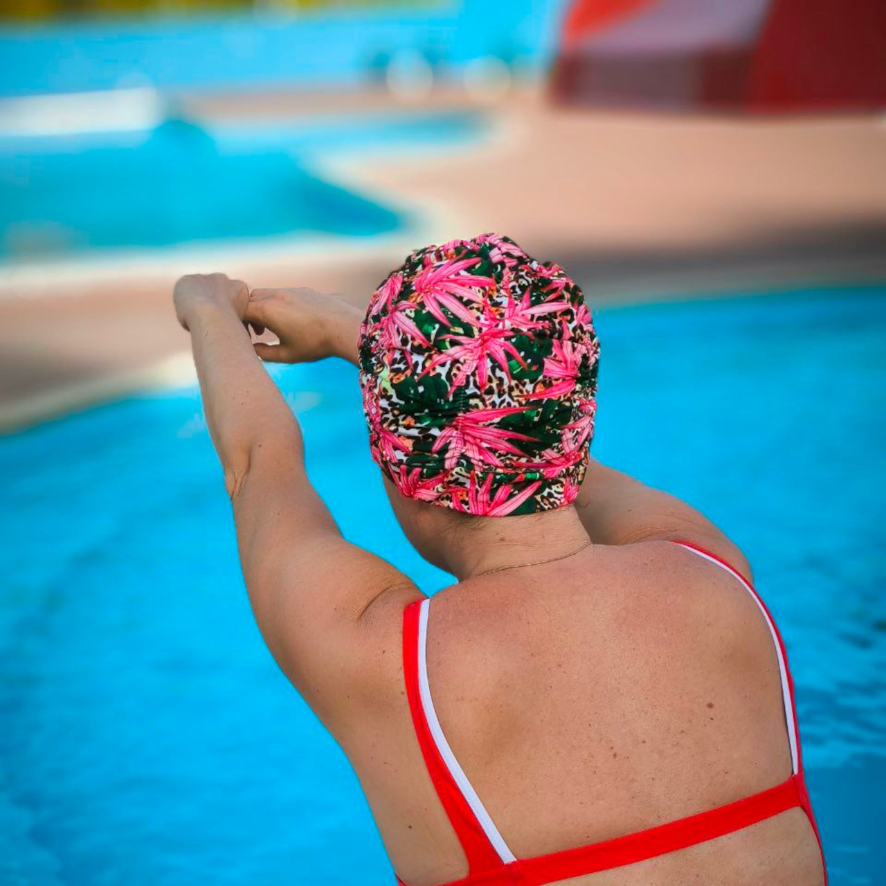 Шапочка для плавання принтована BZ-B