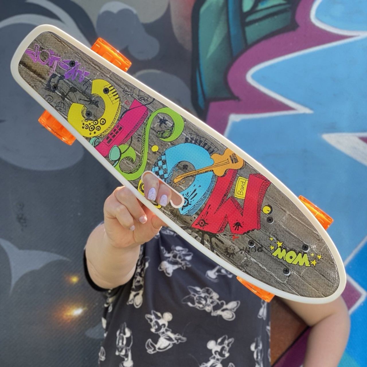 Скейт Penny з прорізом для руки MUSIC YST22-1MU