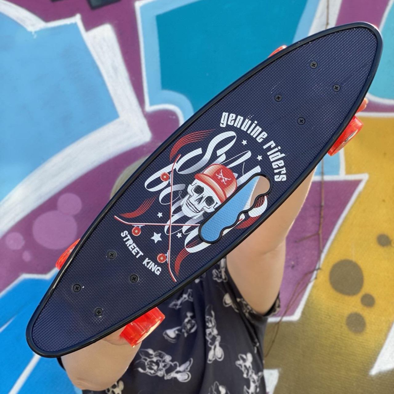 Скейт з прорізом для руки YST24-7Black