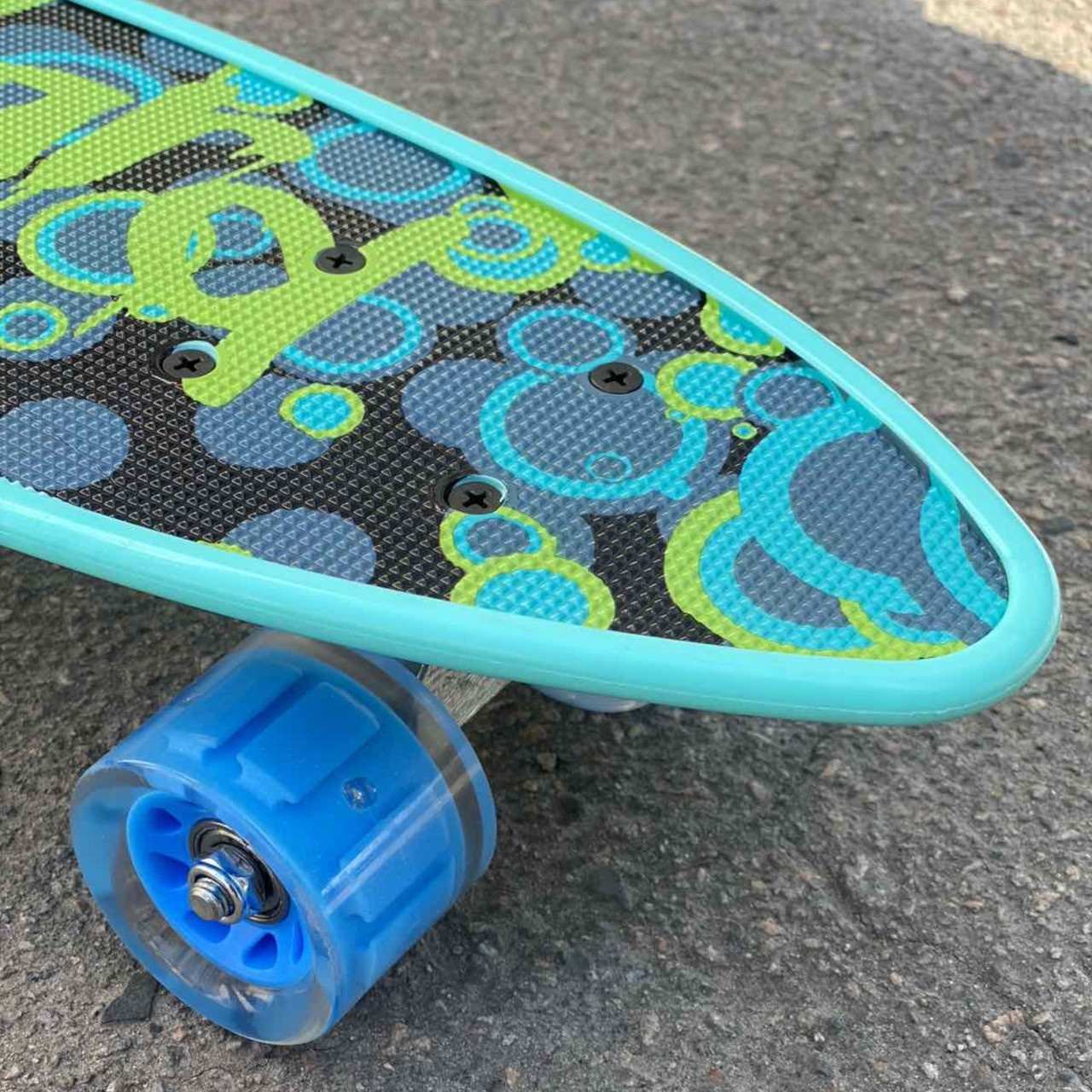 Скейт з прорізом для руки YST24-8Green