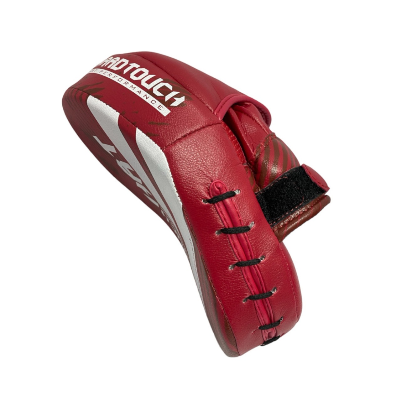 Лапа боксерська гнута червона HARD TOUCH