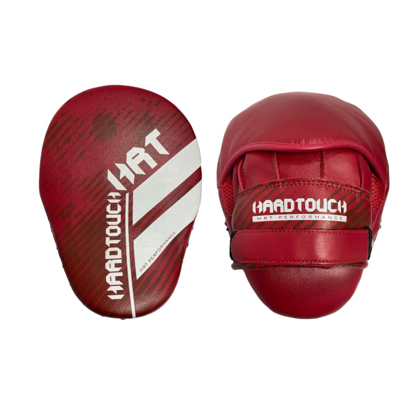 Лапа боксерська гнута червона HARD TOUCH
