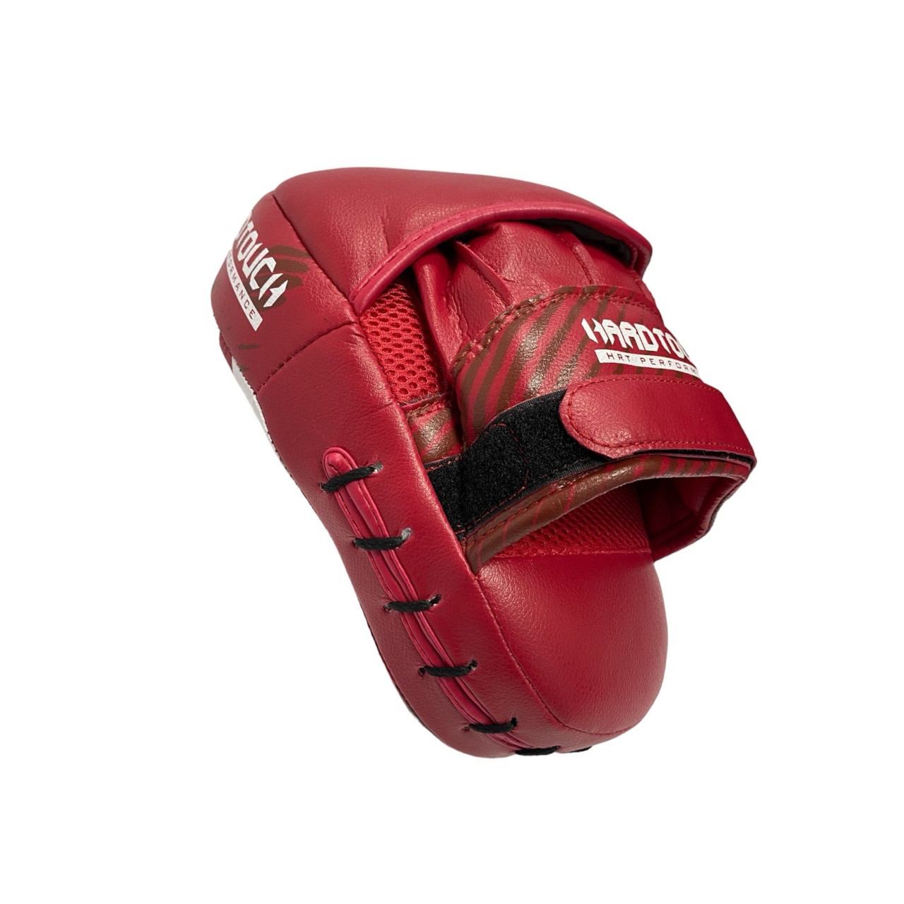 Лапа боксерська гнута червона HARD TOUCH