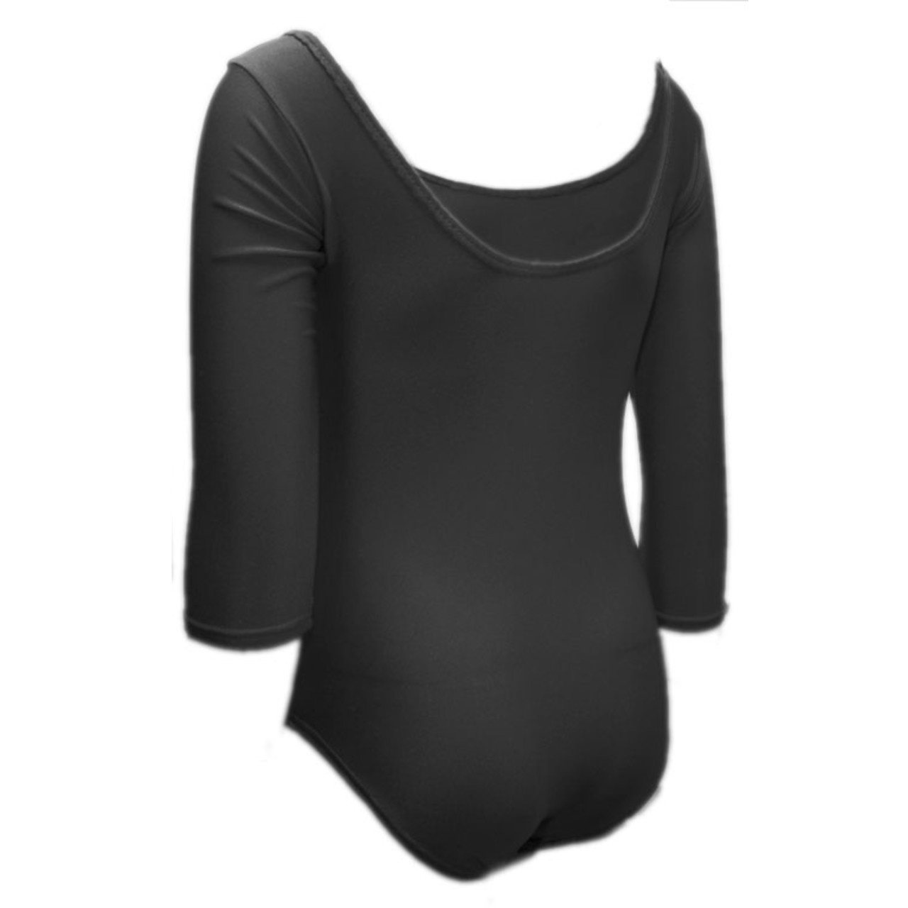 Купальник гімнастичний чорний розмір XL