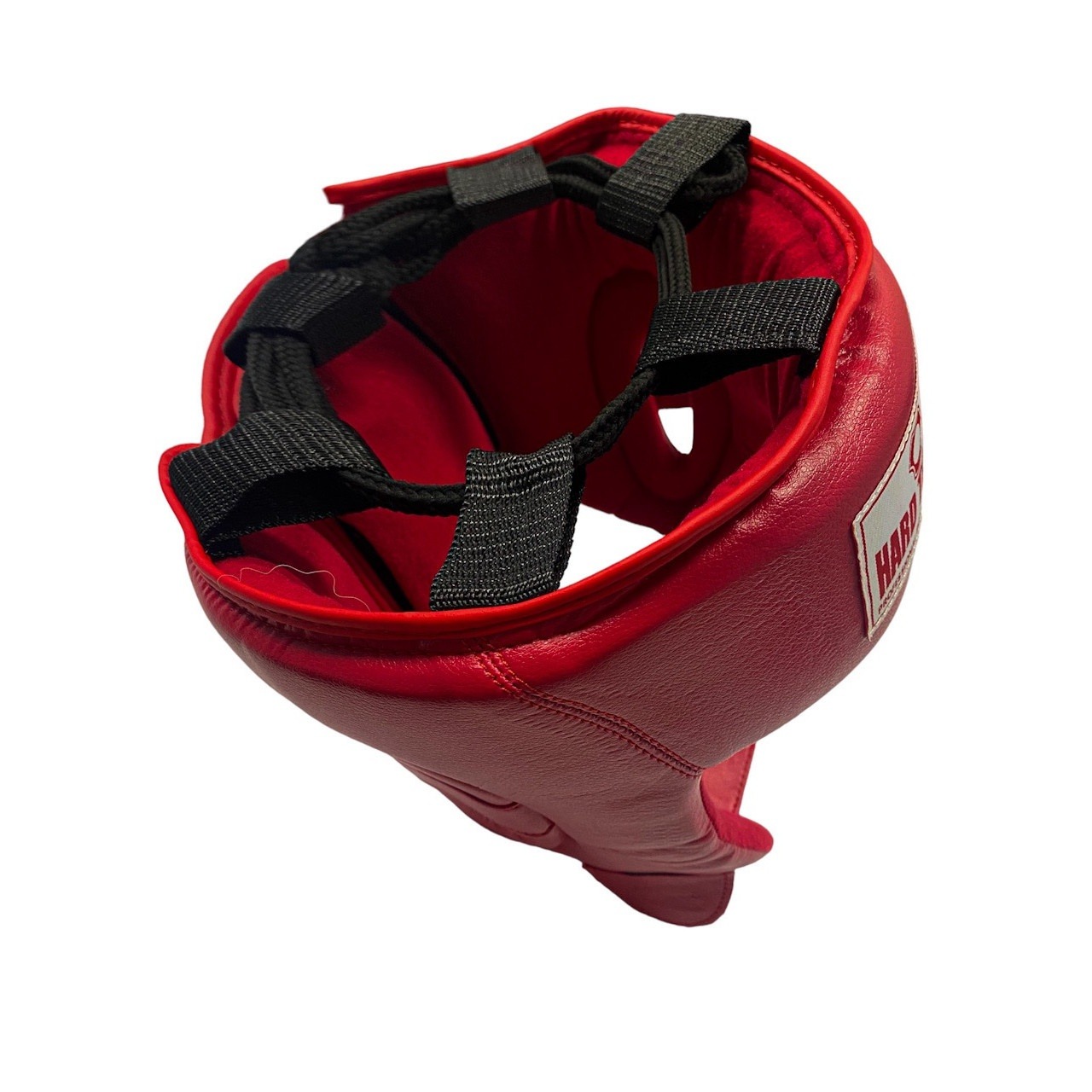 Шолом боксерський відкритий HARD TOUCH PU червоний L