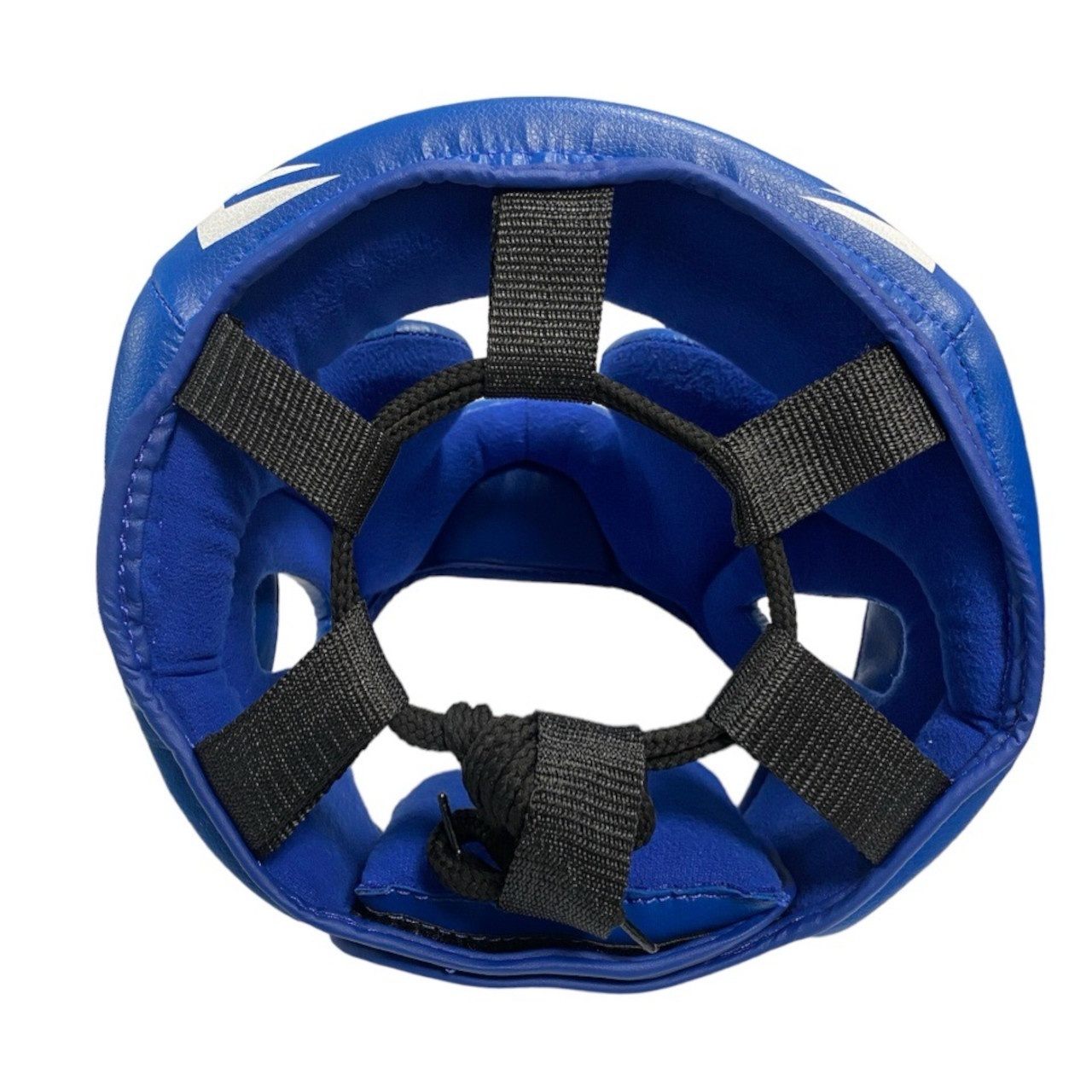 Шолом боксерський БЛИСКАВКА закритий HARD TOUCH PU розмір XL синій