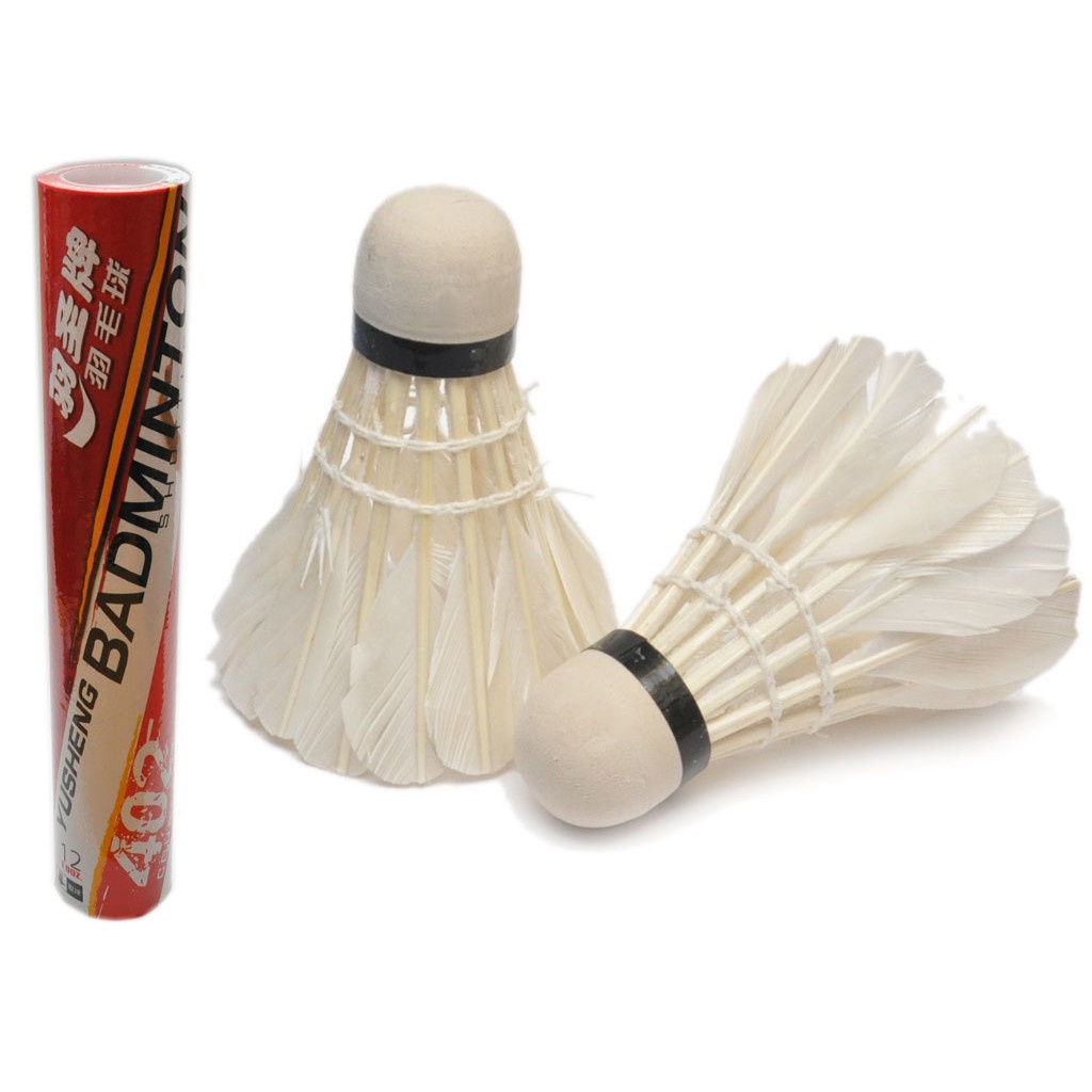 Волан пір'яний YUSHENG 12 штук в упаковці 402