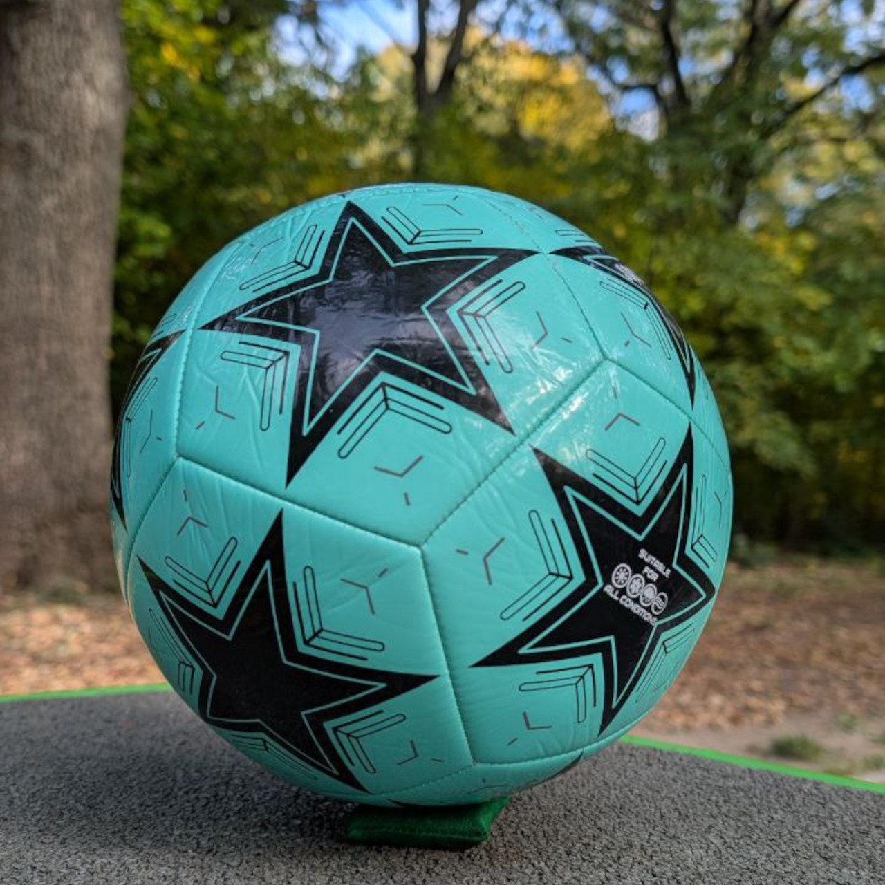 М'яч футбольний SOCCER MAX STAR зелений