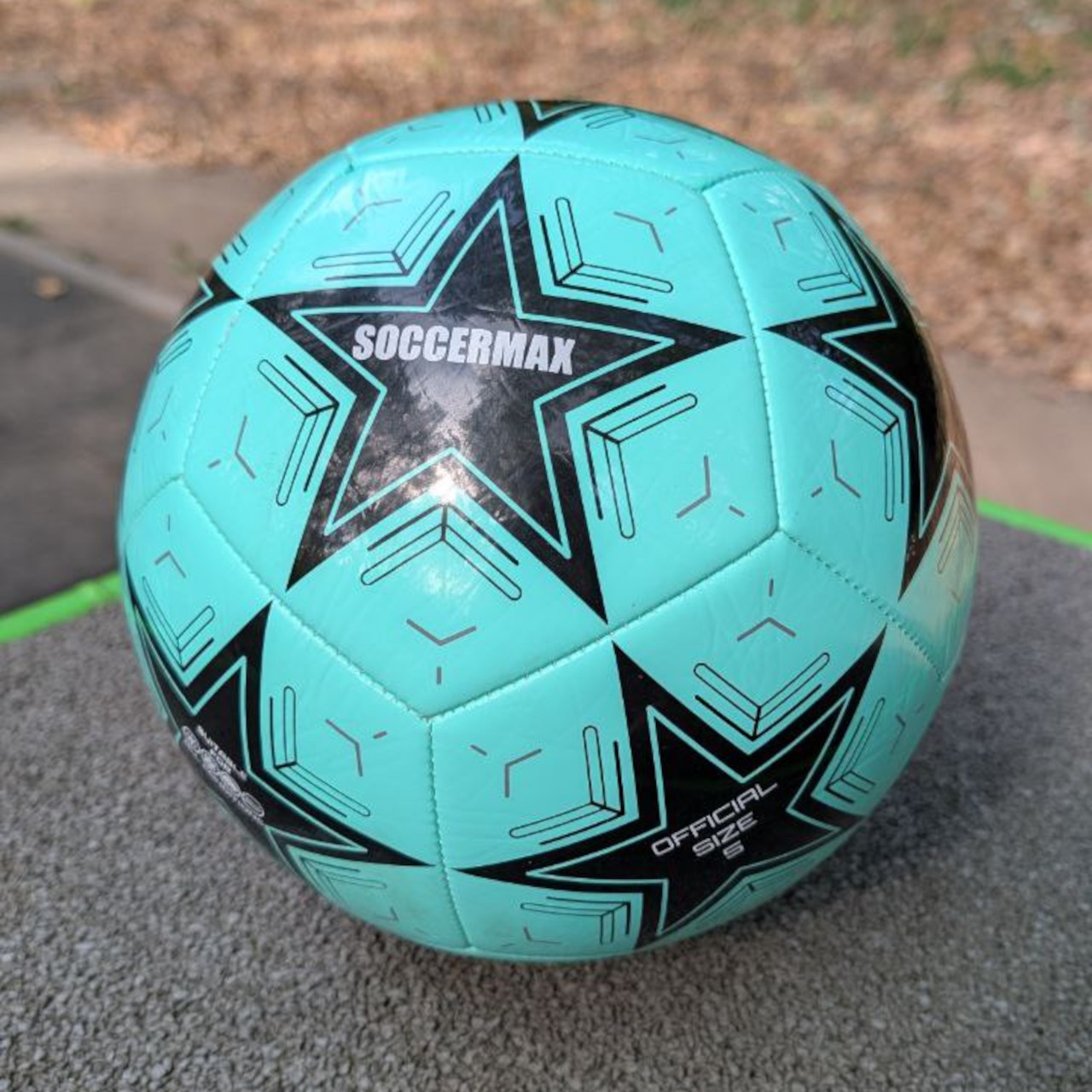 М'яч футбольний SOCCER MAX STAR зелений