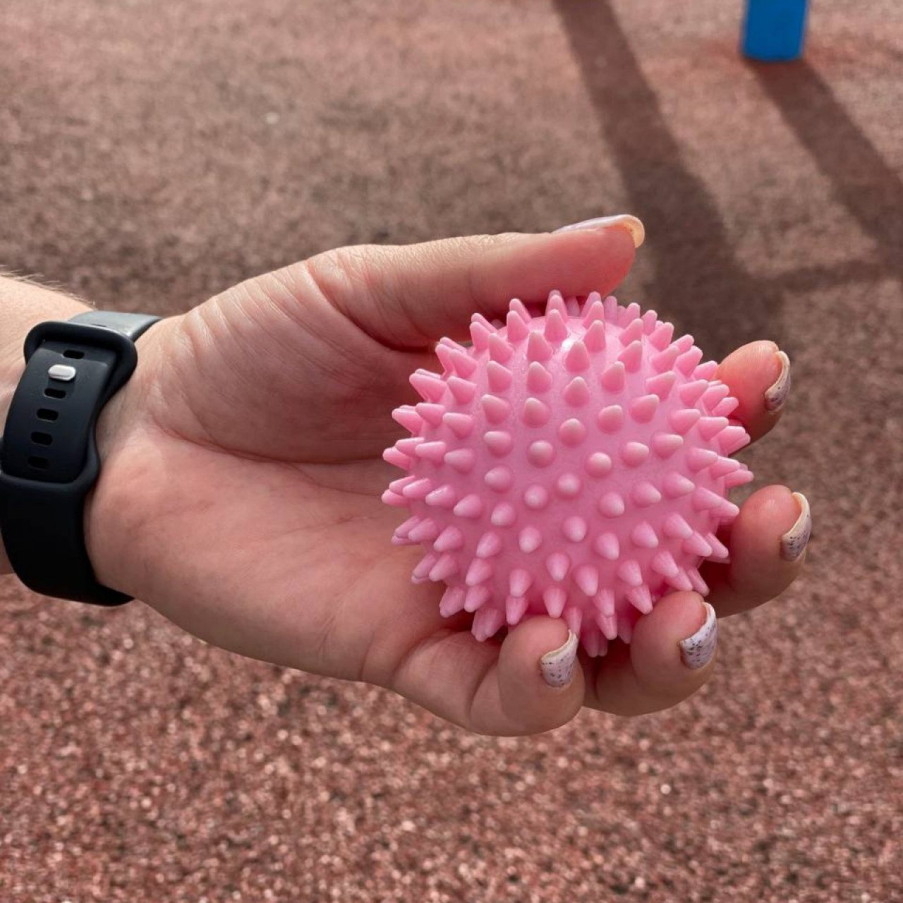 М'яч масажний «Голочки» M75-pink жорсткий рожевий