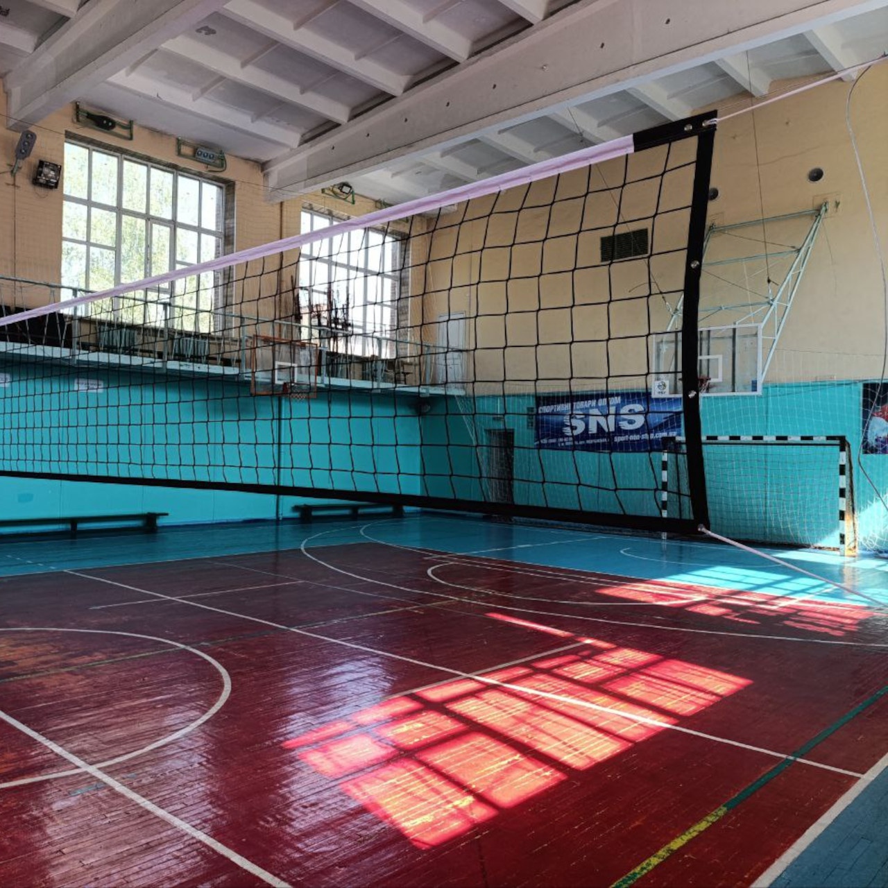 Сітка волейбольна з тросом у сумочці 4005-1-С