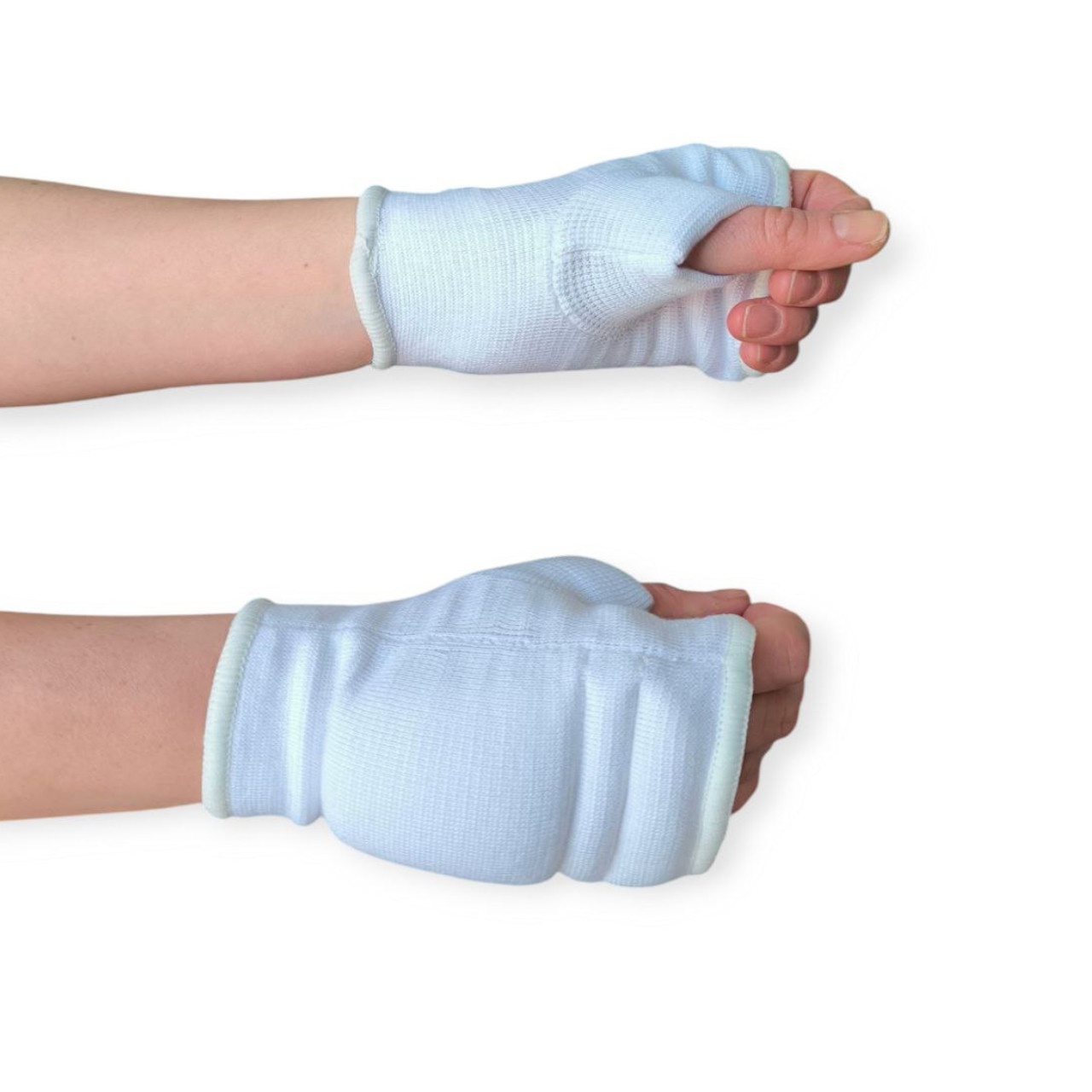 Накладки на руки білі розмір L 0403-L