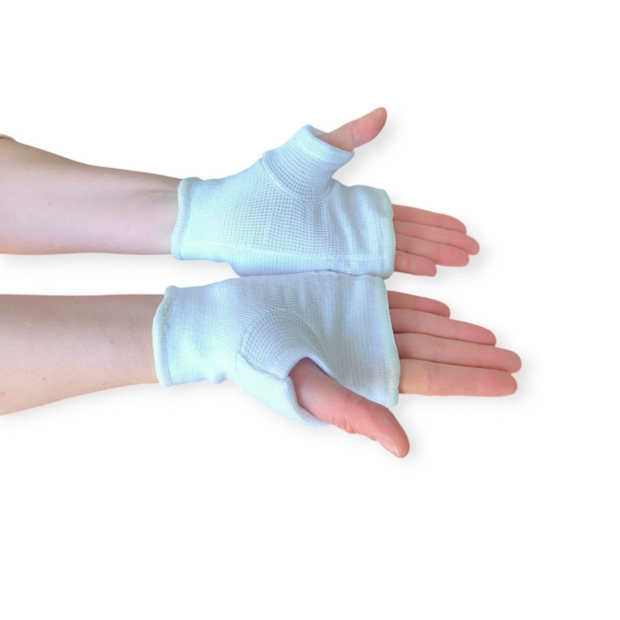 Накладки на руки білі розмір L 0403-L