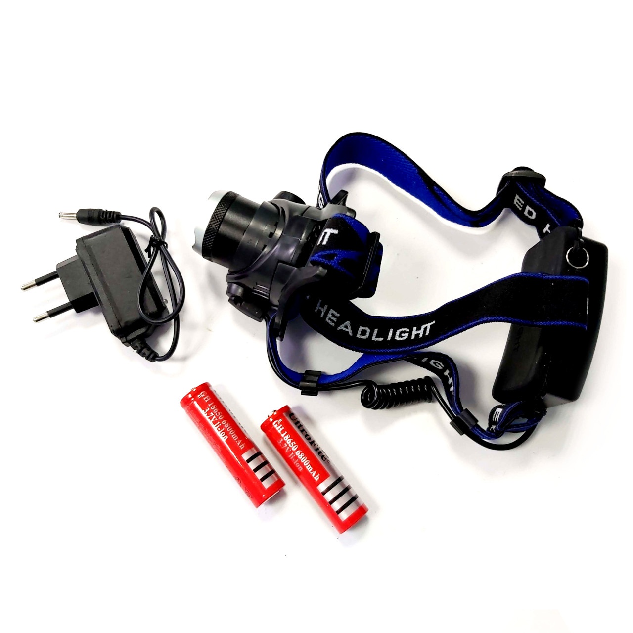 Ліхтарик світлодіодний акумуляторний на голову UKR0-3