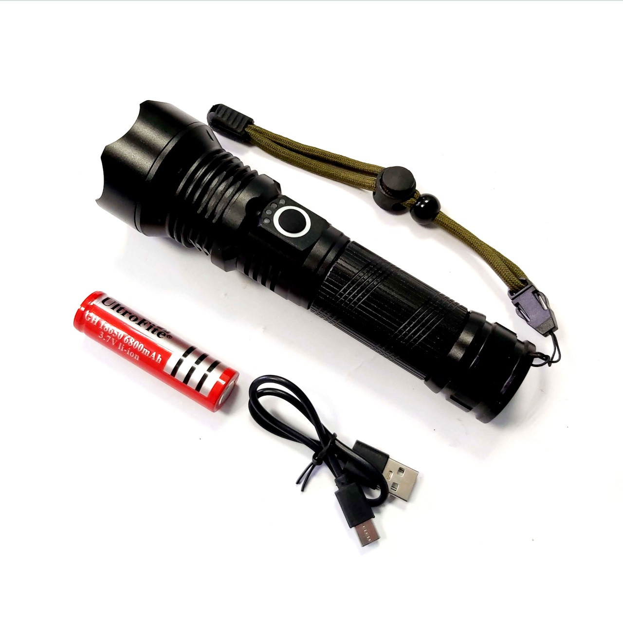 Ліхтарик світлодіодний акумуляторний ручний UKR0-6