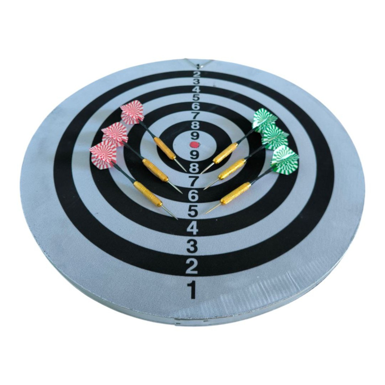 Дартс набір для гри FLOCKED SERIES з металевими цифрами 18М+