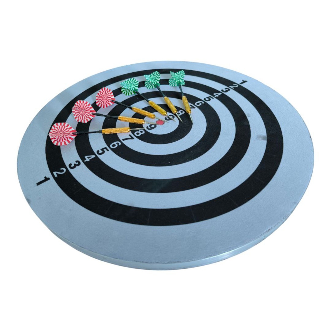 Дартс набір для гри FLOCKED SERIES з друкованими цифрами 18+