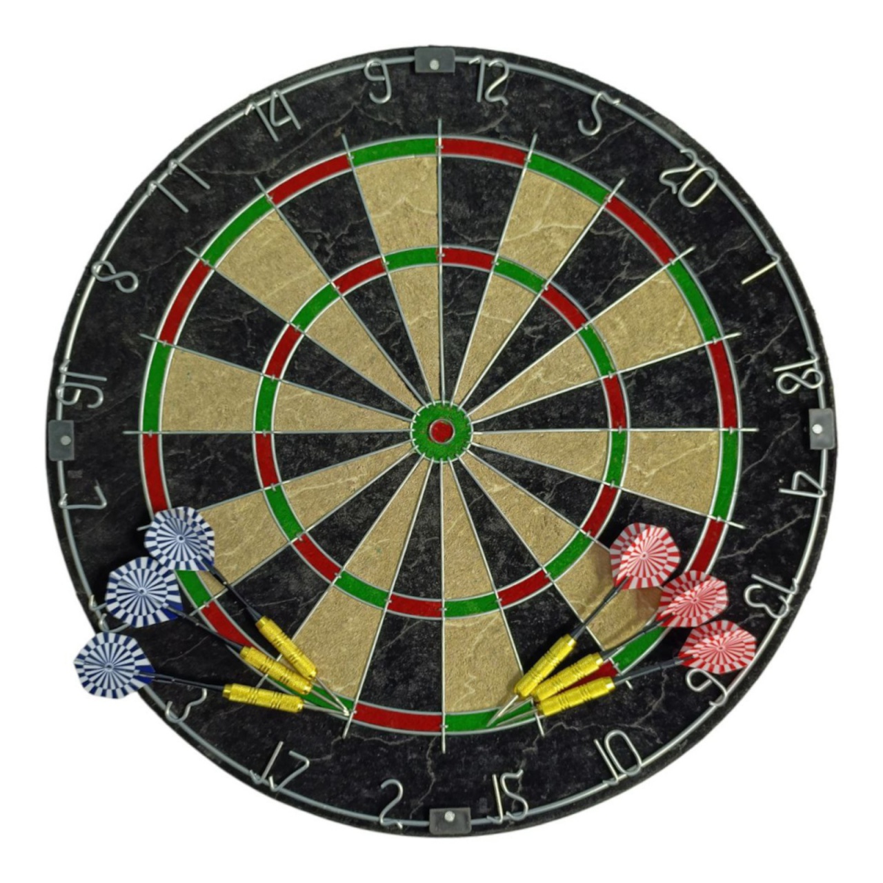 Дартс з флокованою мішенню та металевими цифрами SJ-1816