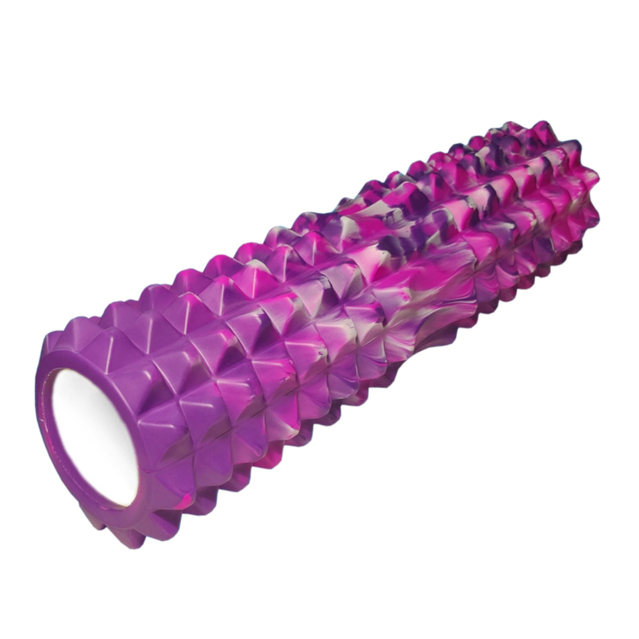 Масажний валик SPINE SNS 45 см хвилясто-фіолетовий EVAYY4-45-KM-purple