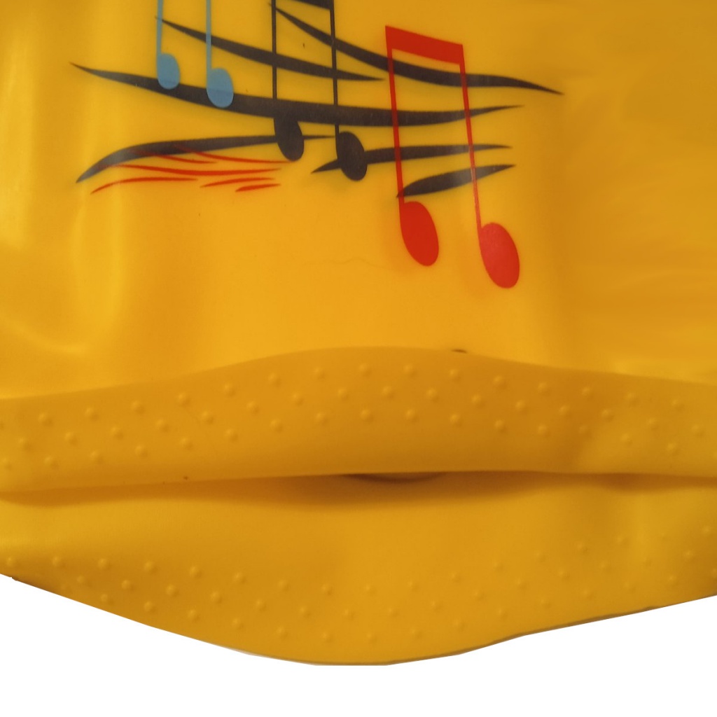 Шапочка для плавання для довгого волосся SNS KW-1Ж yellow music