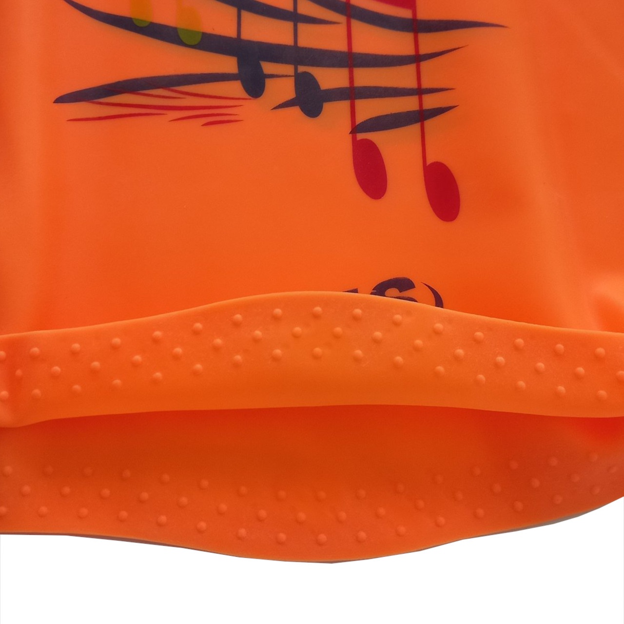 Шапочка для плавання для довгого волосся SNS KW-1ОРН orange music